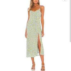 Amuse society floral midi dress. Size small.